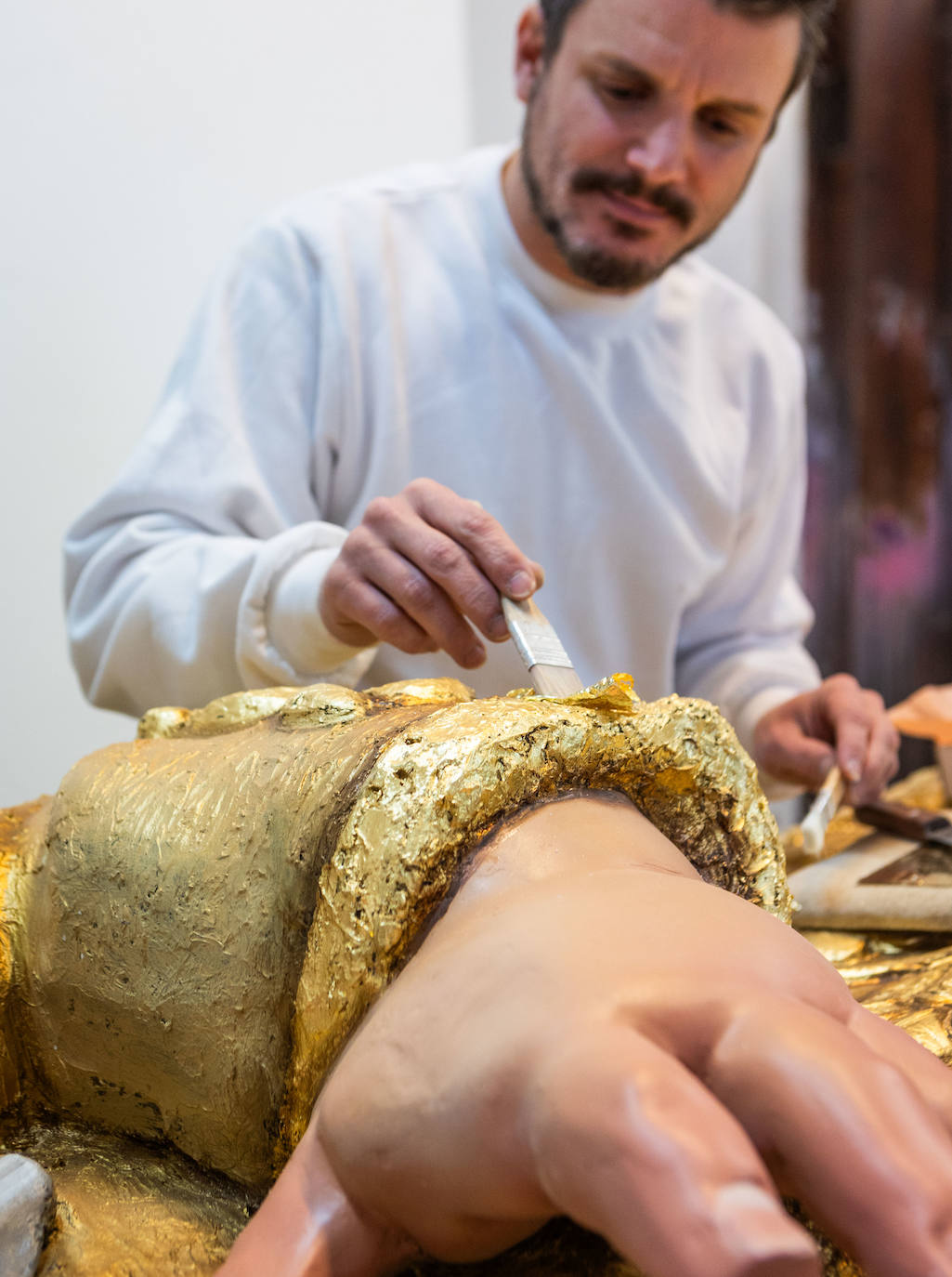 Primera intervención en el Cadafal de la Virgen