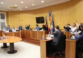 Pleno del Ayuntamiento de San Antonio de Benagéber.