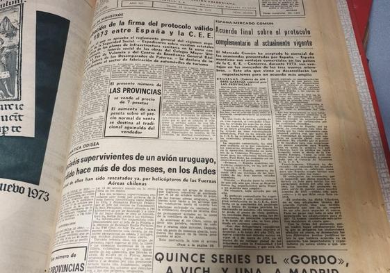 Primera información sobre la catástrofe aérea publicada en este periódico.