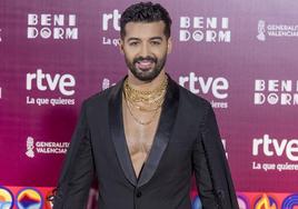 Jorge González en la foto promocional del Benidorm Fest 2024.