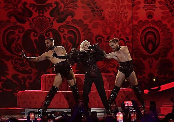 María Peláe, en la final del Benidorm Fest.