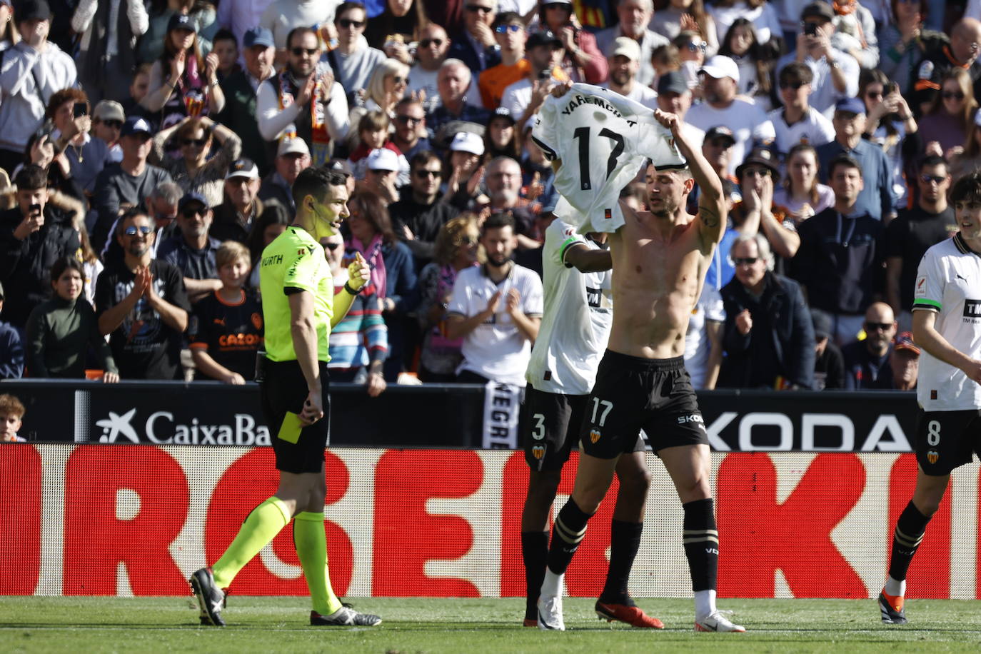 Las mejores imágenes del partido Valencia CF - Almería