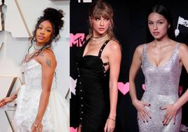 SZA, Taylor Swift y Olivia Rodrigo.