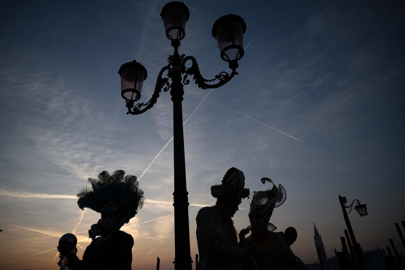 Noche de máscaras en Venecia