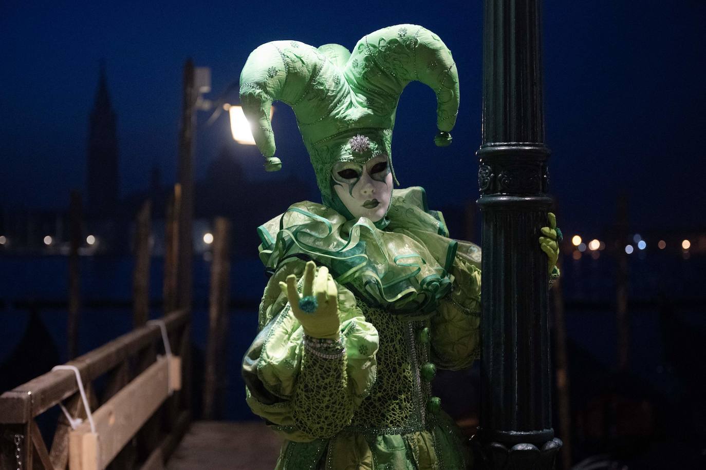 Noche de máscaras en Venecia