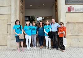 Estudiantes de la Universidad Permanente de la UA que se fueron de Erasmus a Islandia.