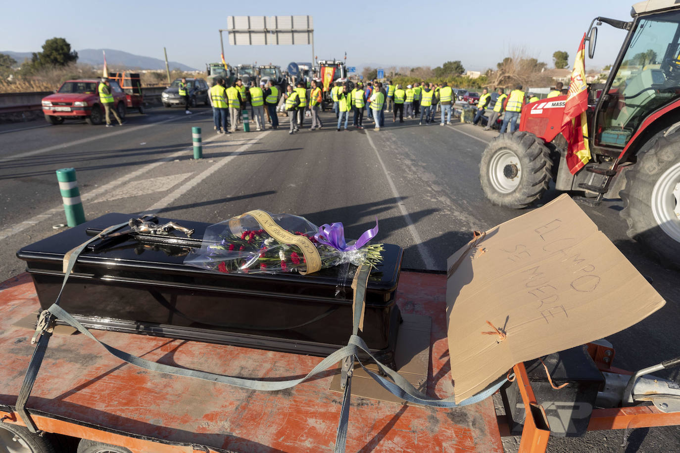 Fotos de la tractorada en Valencia y el resto de España