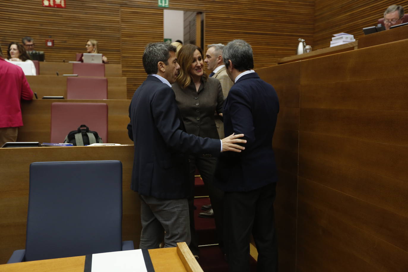 Fotos del pleno de Les Corts del 7 de febrero