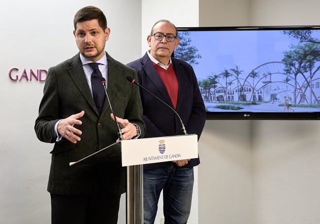 El alcalde y el edil Picornell dan los detalles del proyecto.