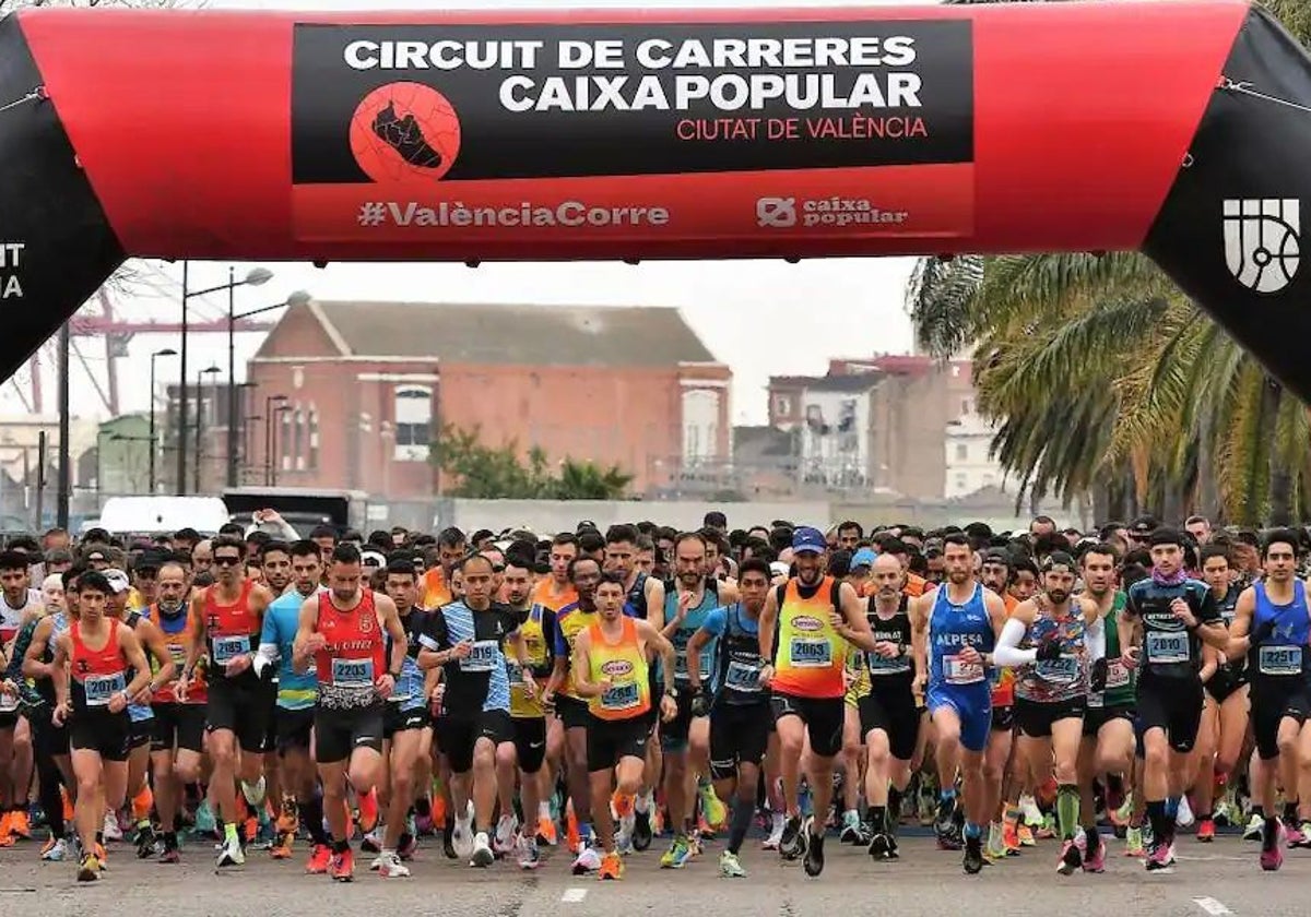 Corredores en la edición pasada de la carrera.