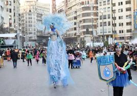 La Cabalgata del Ninot, en una imagen de archivo