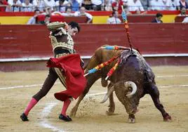 Corrida de toros de la feria de julio, imagen de archivo.