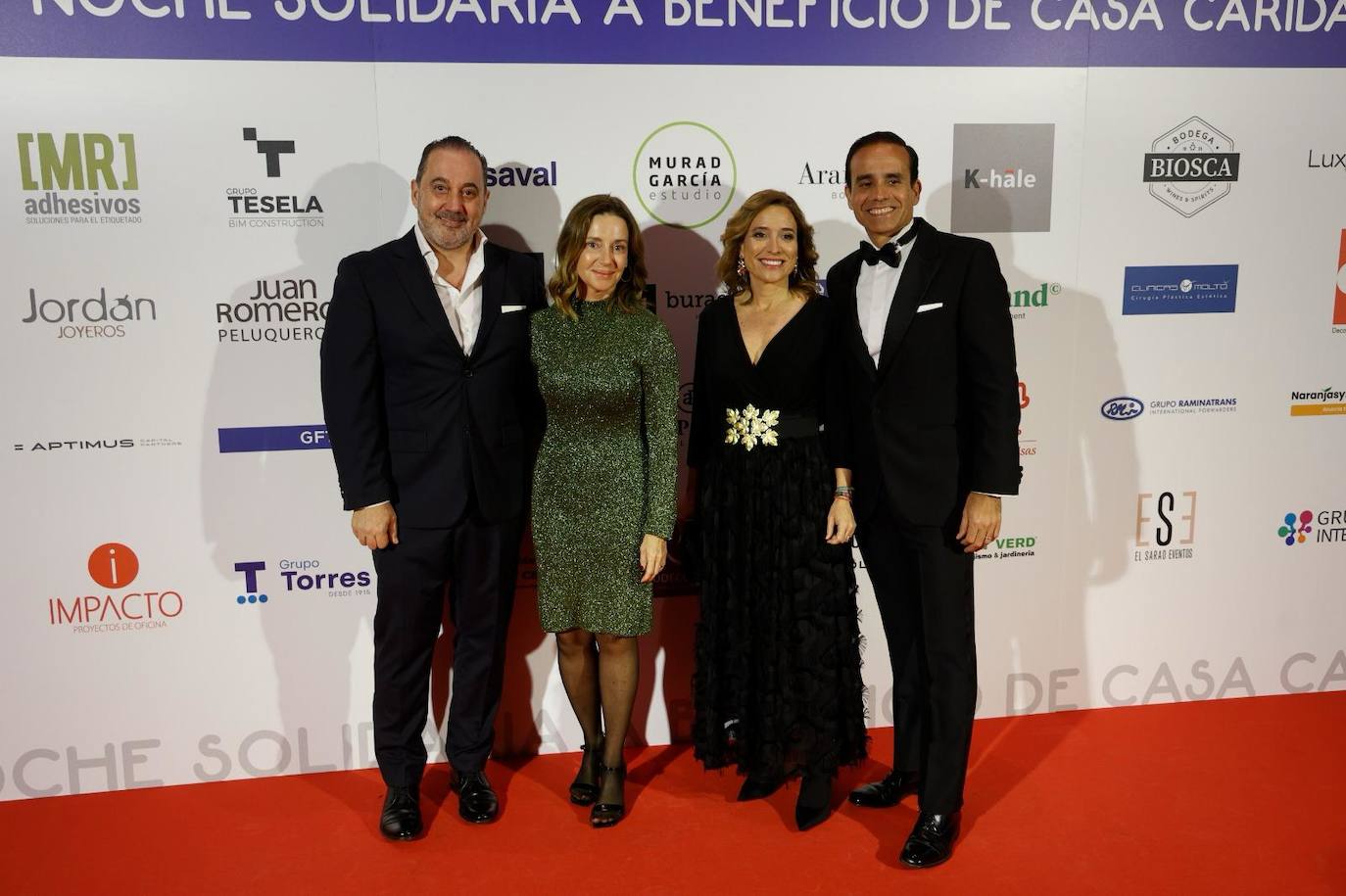 Frank Miquel, Cristina Palla, Patty Serrano y Fernando Valle.