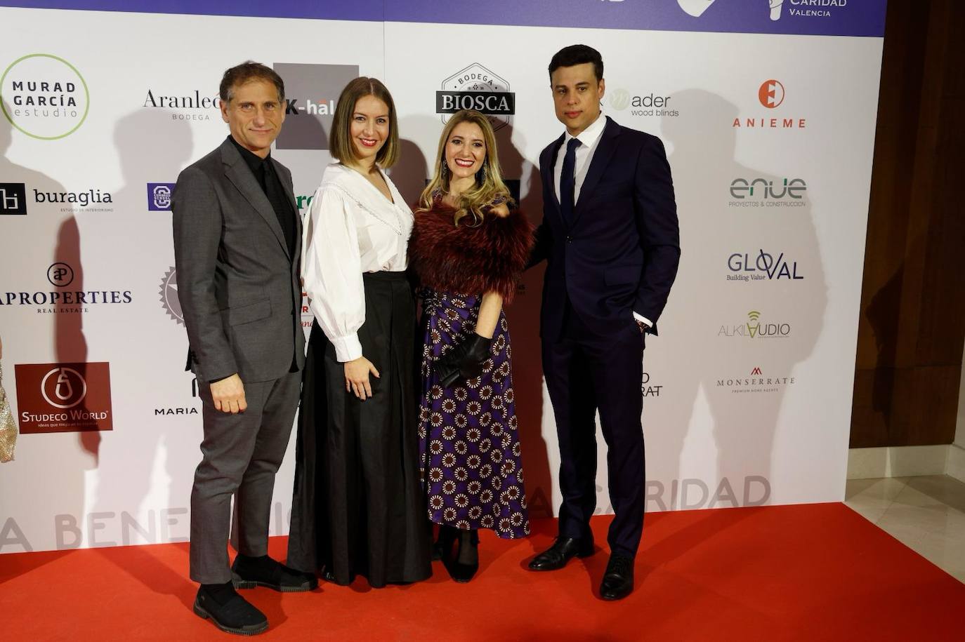 Málek Murad, Angela Gómez, María Garcia y Rubén Muedra.