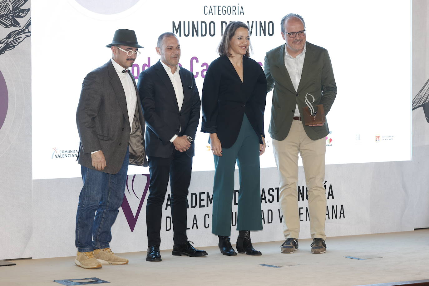 Los rostros conocidos en los premios de la Academia de Gastronomía de la Comunitat Valenciana