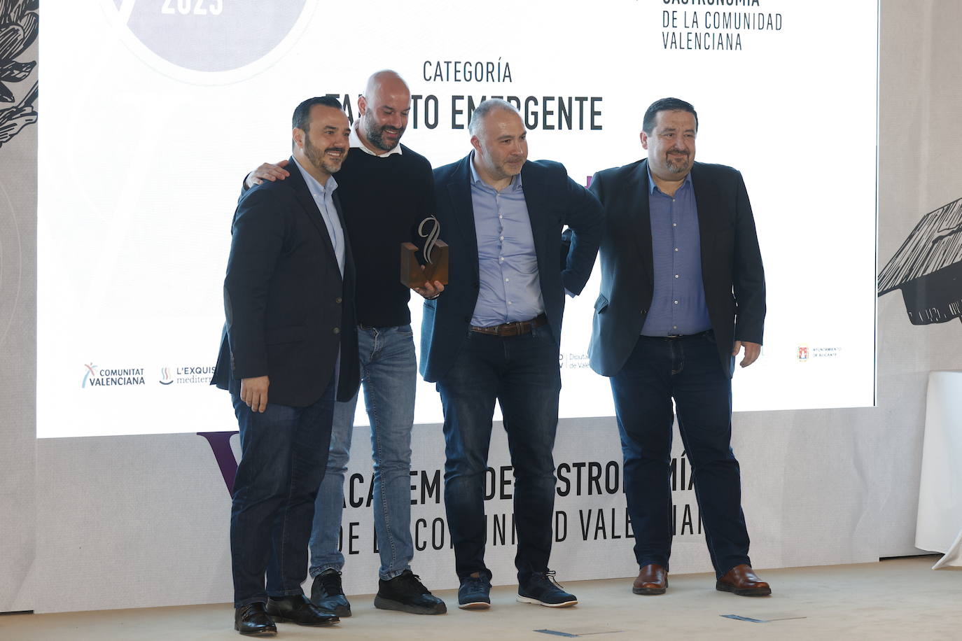 Los rostros conocidos en los premios de la Academia de Gastronomía de la Comunitat Valenciana