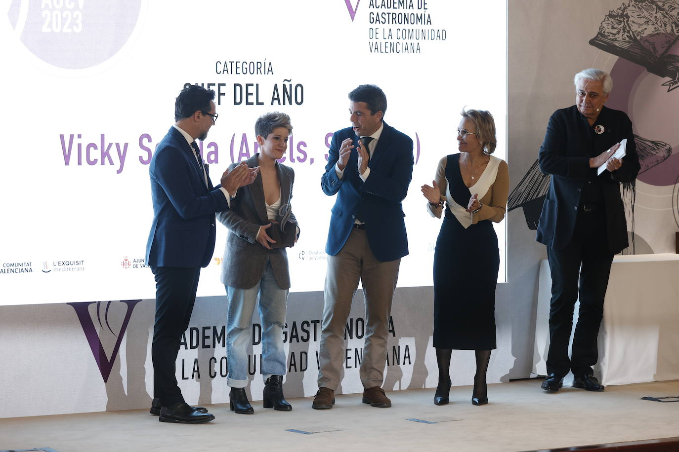 Los rostros conocidos en los premios de la Academia de Gastronomía de la Comunitat Valenciana