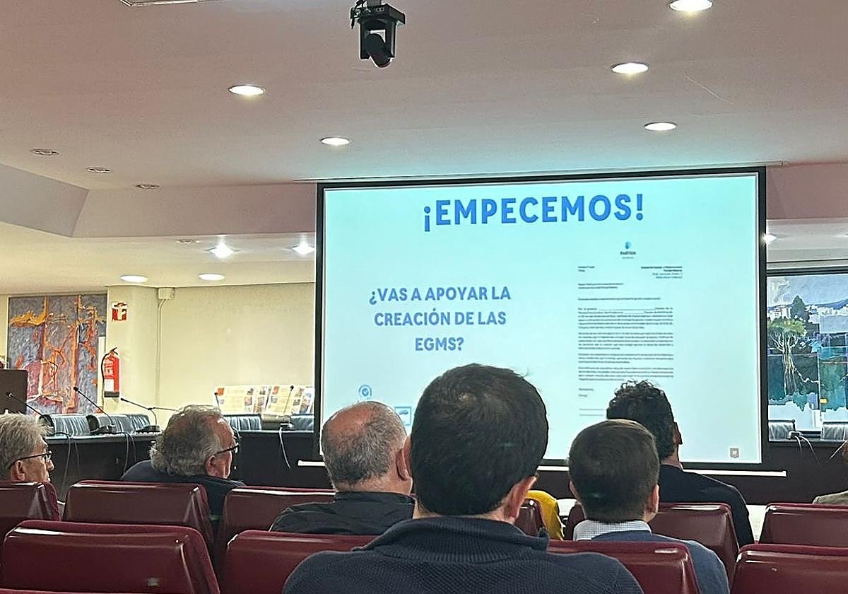 Presentación de los proyectos.
