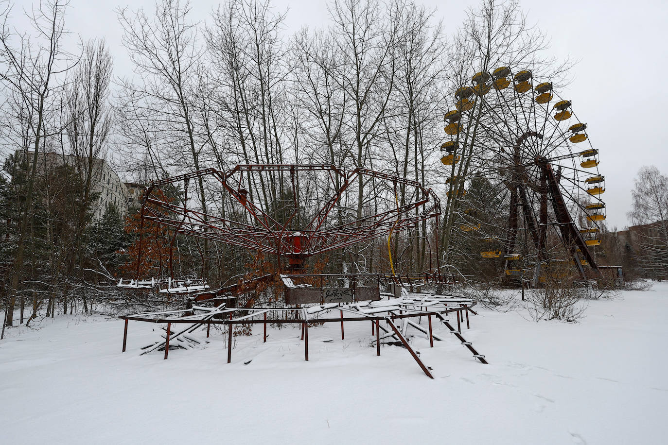 Pripyat, la &#039;ciudad fantasma&#039; construida junto a la Central Nuclear de Chernóbil