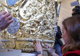 El cadafal de la Virgen culmina su restauración