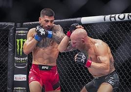 Ilia Topuria en combate, en una imagen de archivo.