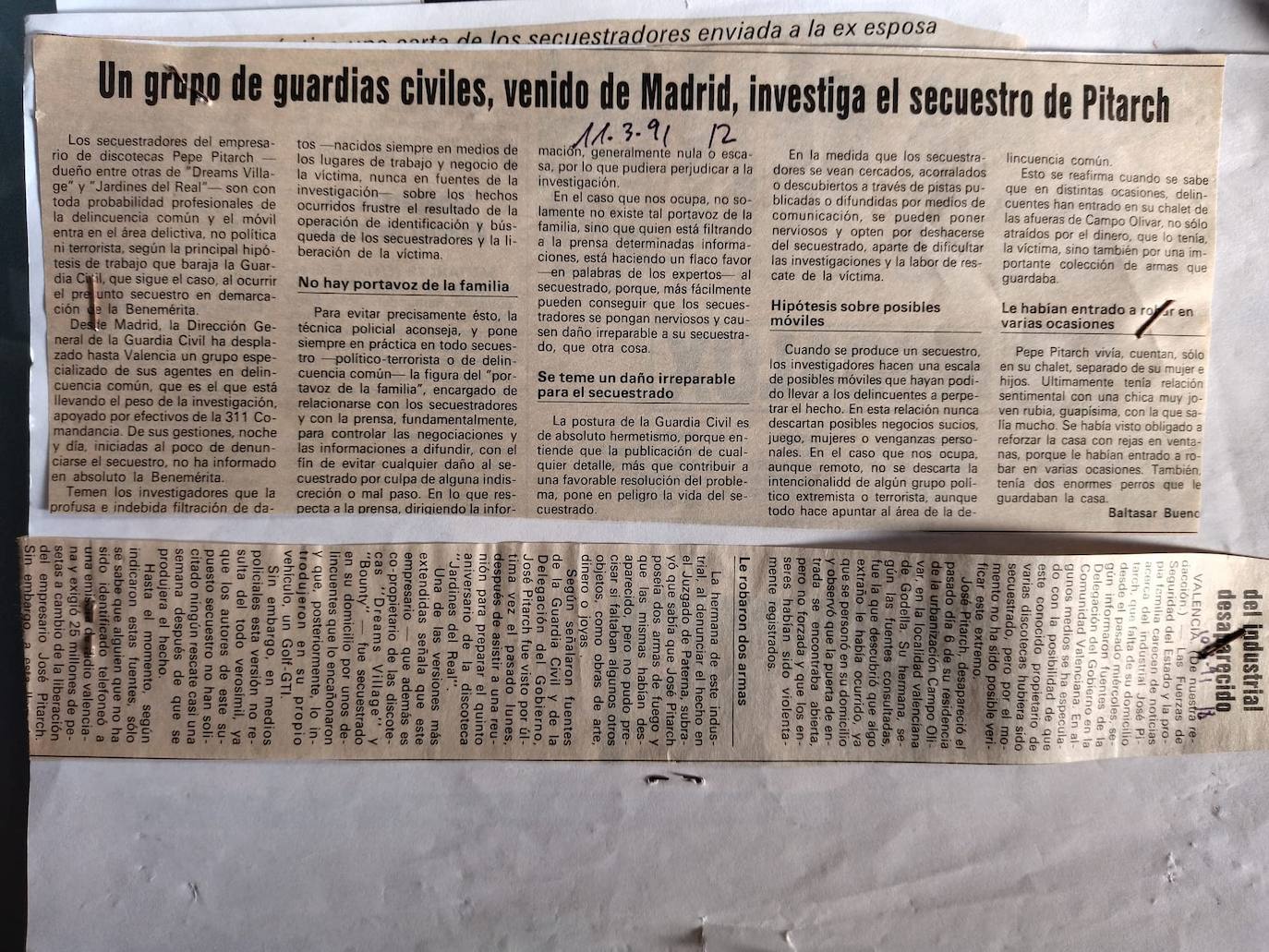 Caso Pitarch, la desaparición del empresario de la noche valenciana