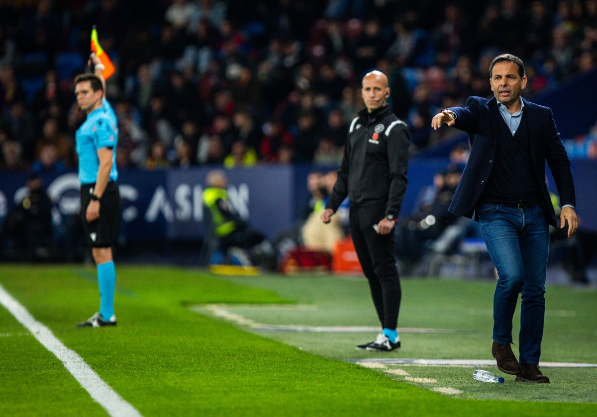 Calleja durante un partido.