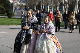 Las falleras mayores de Valencia y su corte, las grandes protagonistas en Madrid