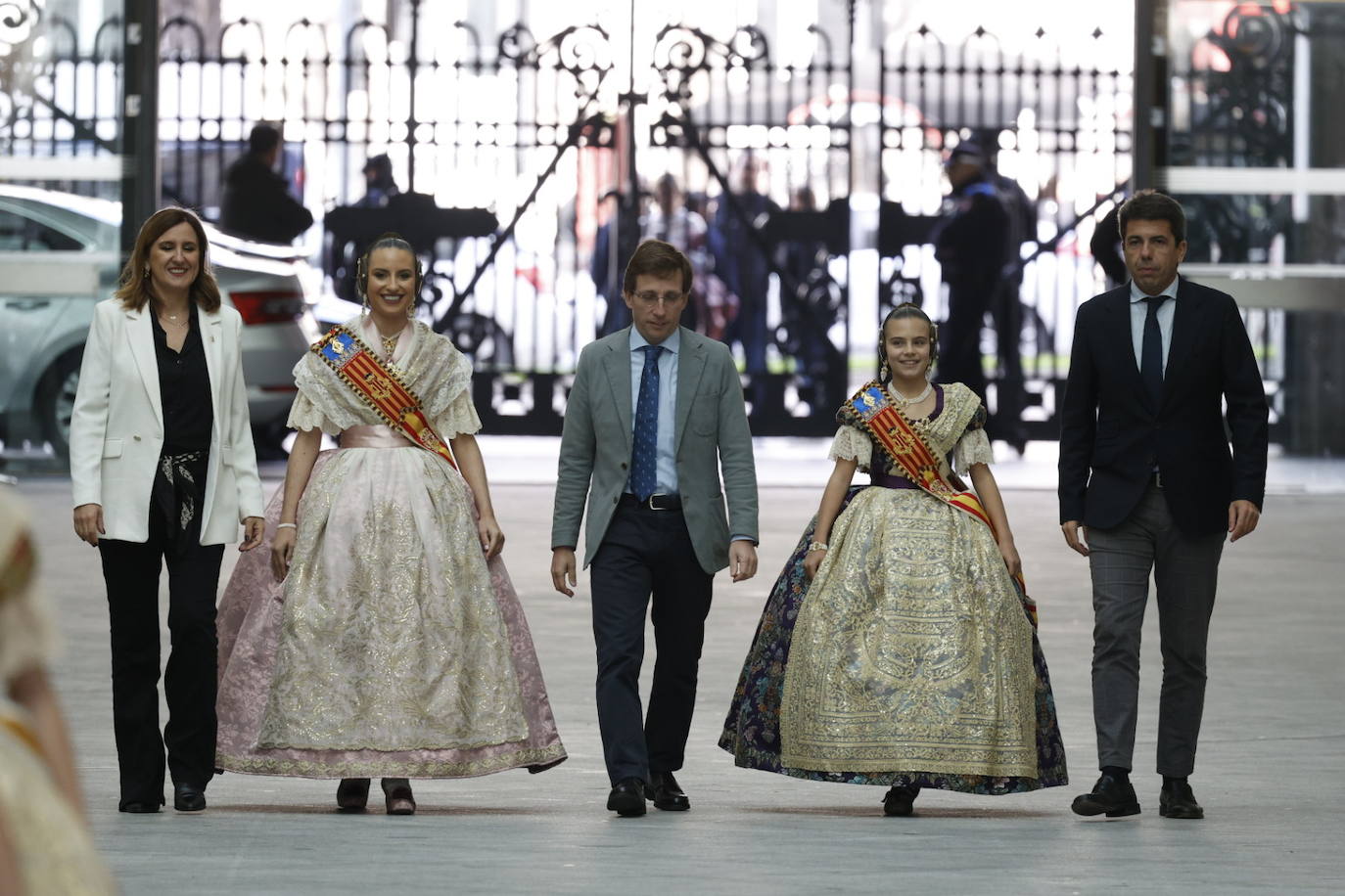 Recepción Oficial a las Falleras Mayores de Valencia en el Ayuntamiento de Madrid