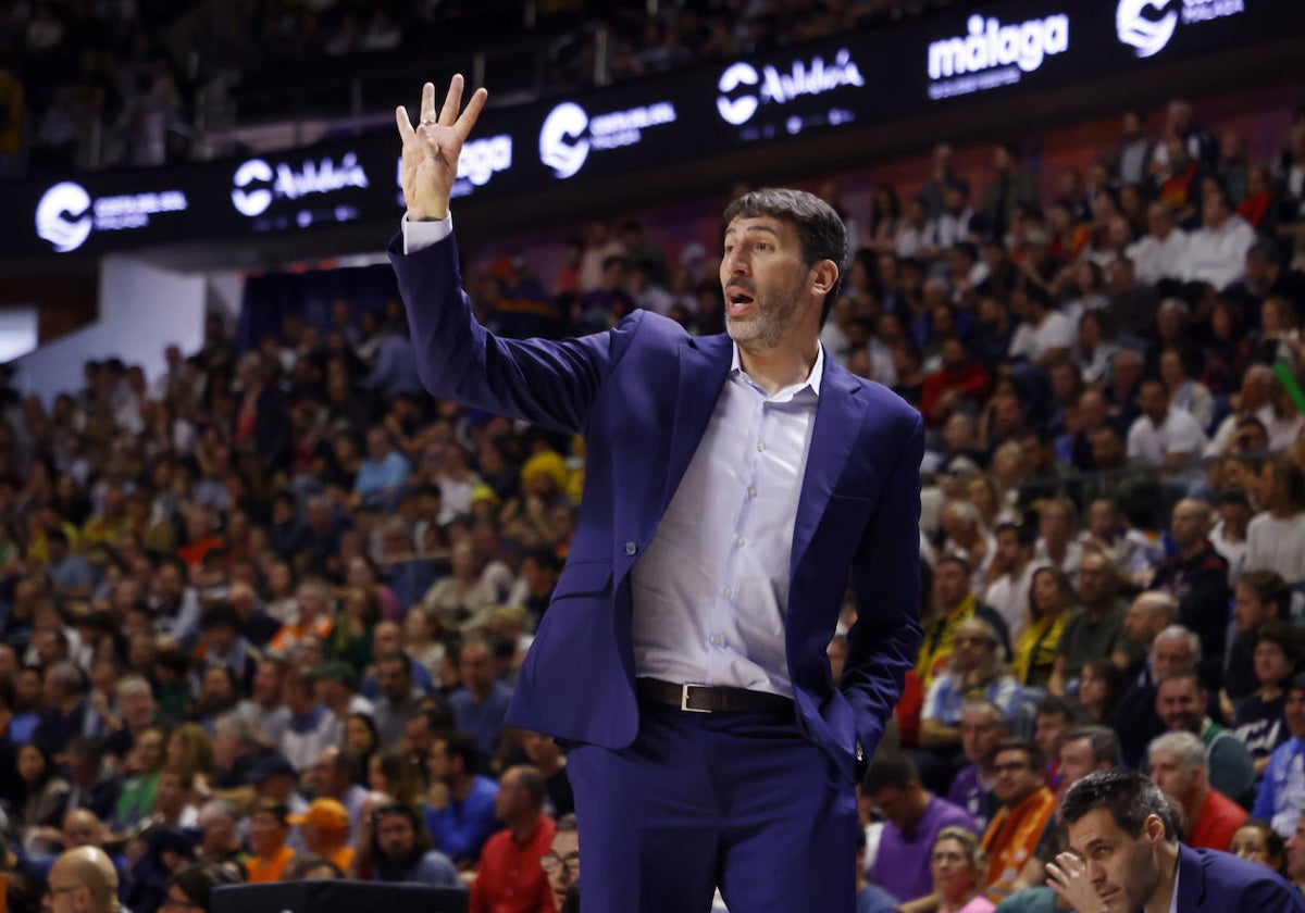 Álex Mumbrú, durante la semifinal de la Copa del Rey contra el Real Madrid.