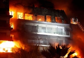 Incendio del edificio de Campanar.