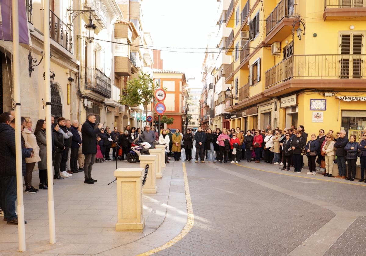 Minuto de silencio en Cullera.