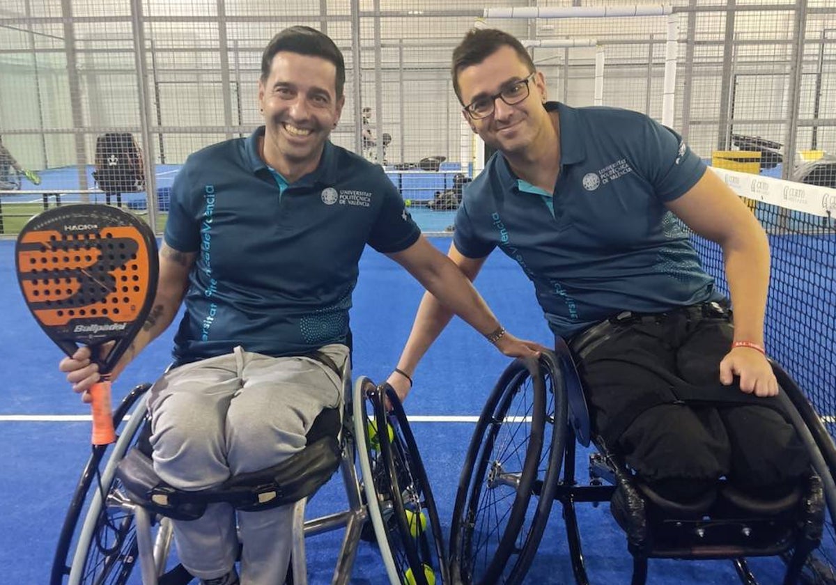 Topher Triviño y Javi Navarro durante el Open Nacional Global Padel Sports