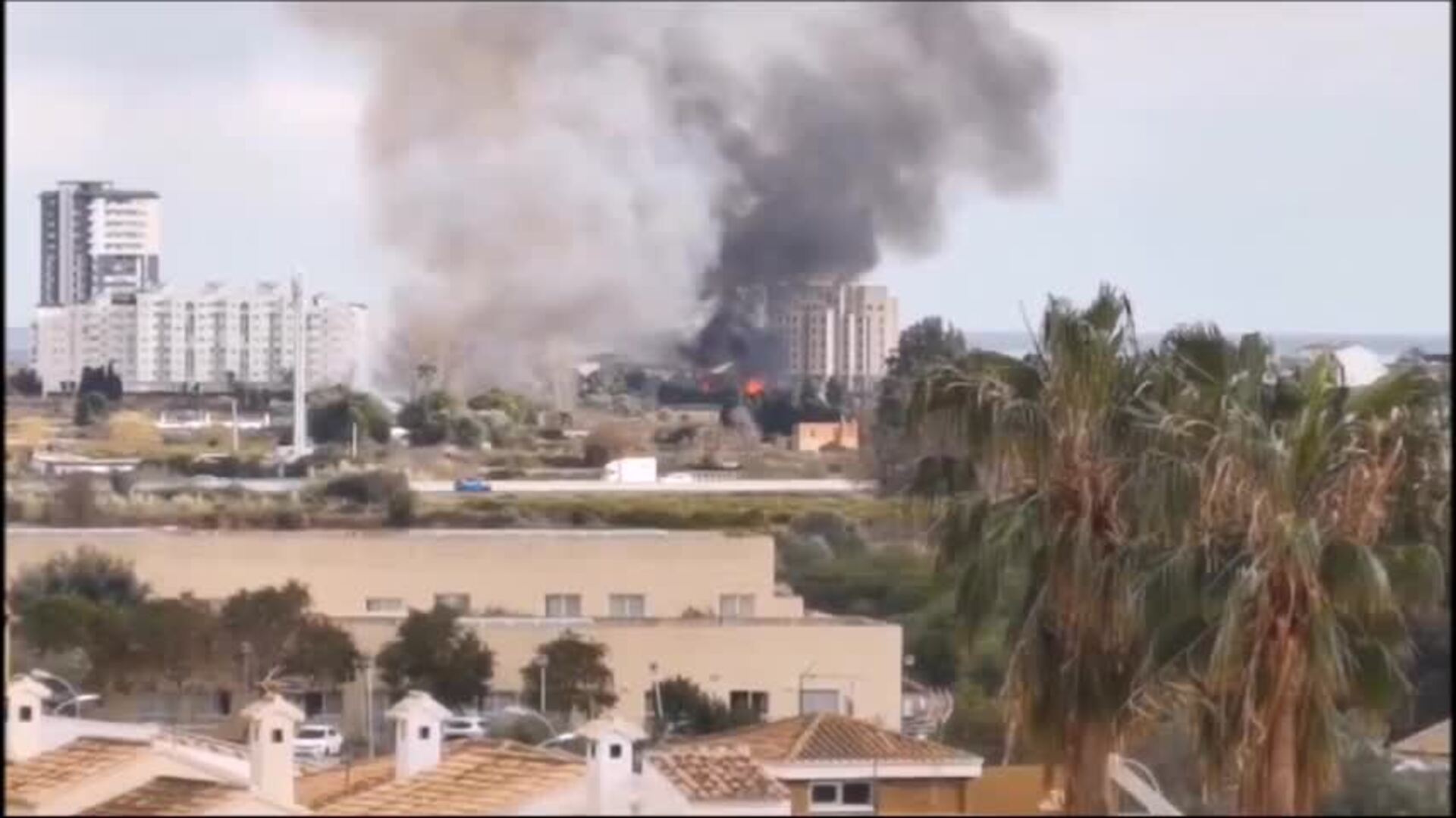 Declarado un incendio en El Puig