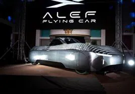 El coche volador de Alef.