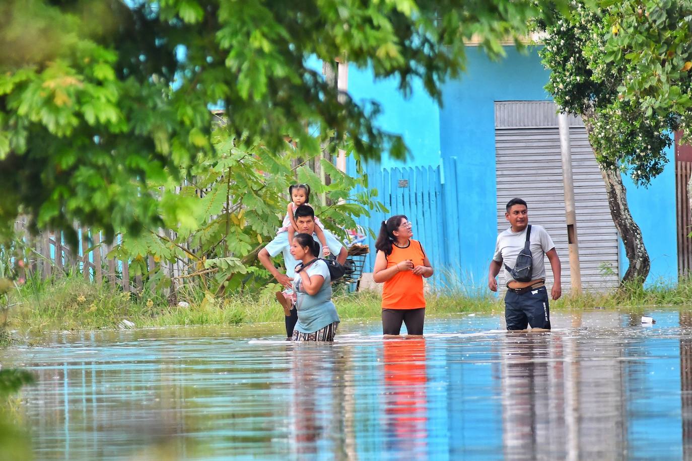 Fotos: la lluvia destroza Bolivia