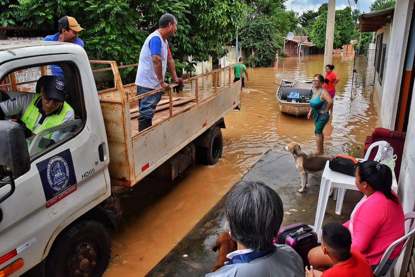 Fotos: la lluvia destroza Bolivia