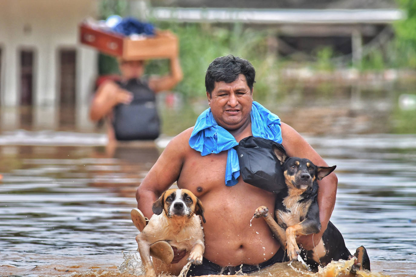 Fotos: la lluvia destroza Bolivia