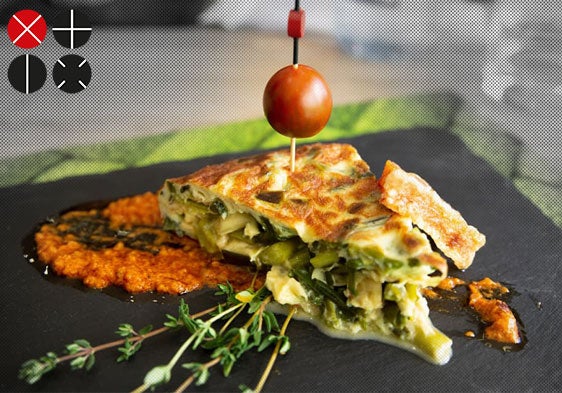 Tortilla de alls tendres de Xàtiva.