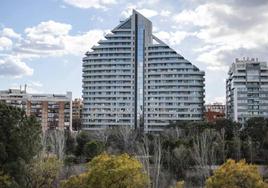 Edificio de Mislata con una construcción similar al de Campanar.