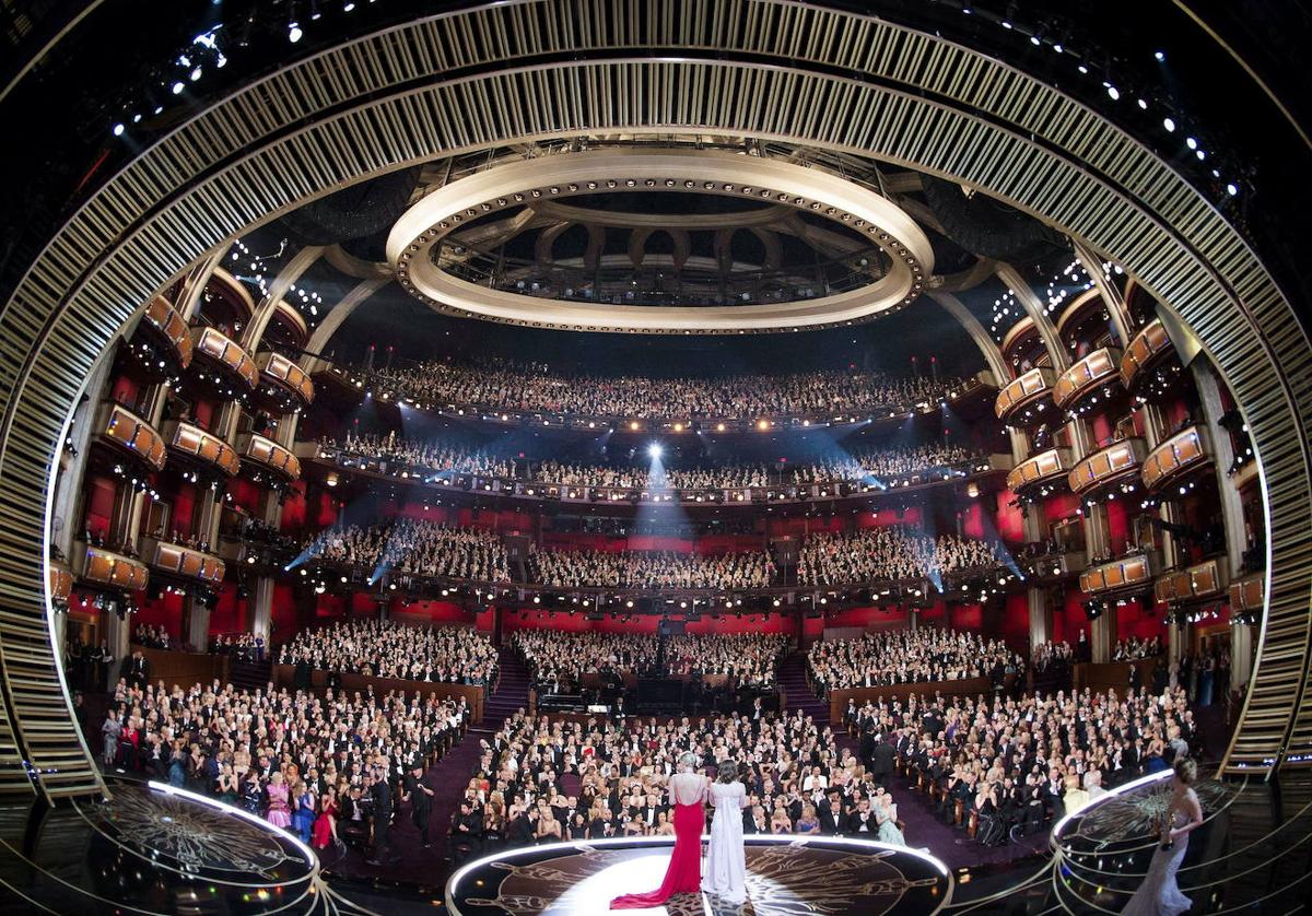 Vista general del Teatro Dolby durante una de las ediciones de los premios Oscar.