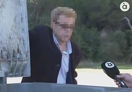 Imágenes, este jueves, del presunto pirómano de El Saler.