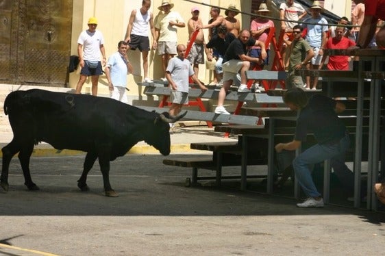 Festejo taurino en Montserrat.