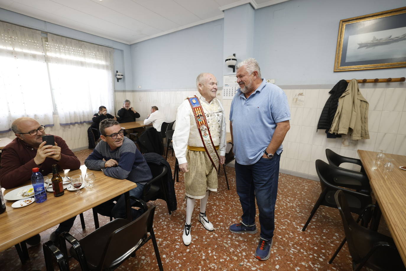 Fotos de Teodoro Montolio, fallero mayor de la falla La Punta