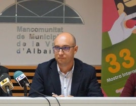 Fede Vida, secretario comarcal del PSPV de la Vall d'Albaida.