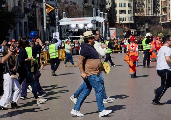 Cruz Roja atiende a doce personas en la mascletà de este sábado 2 de marzo