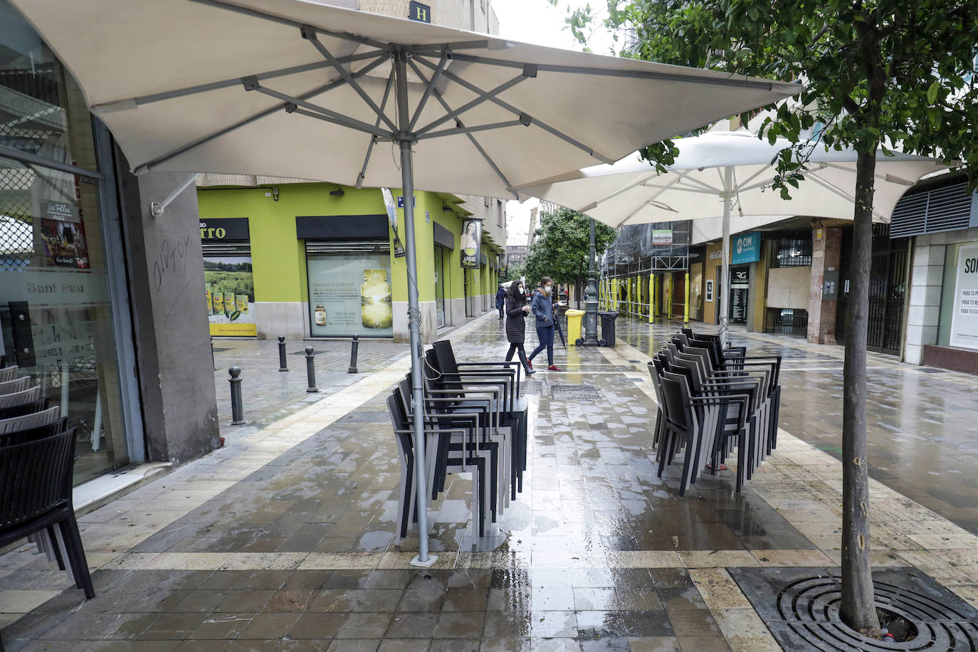 Amenaza de lluvia en Valencia.