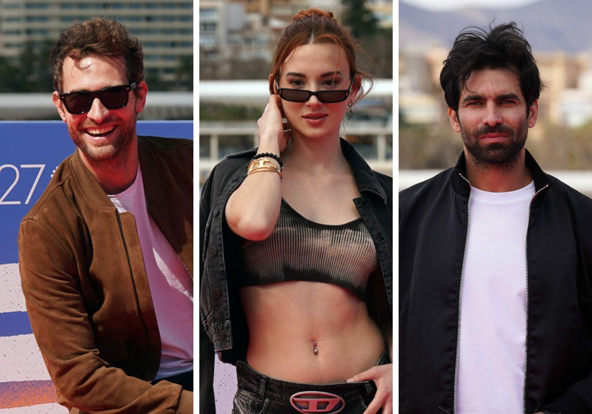 Peter Vives, Aria Bedmar y Rubén Cortada.