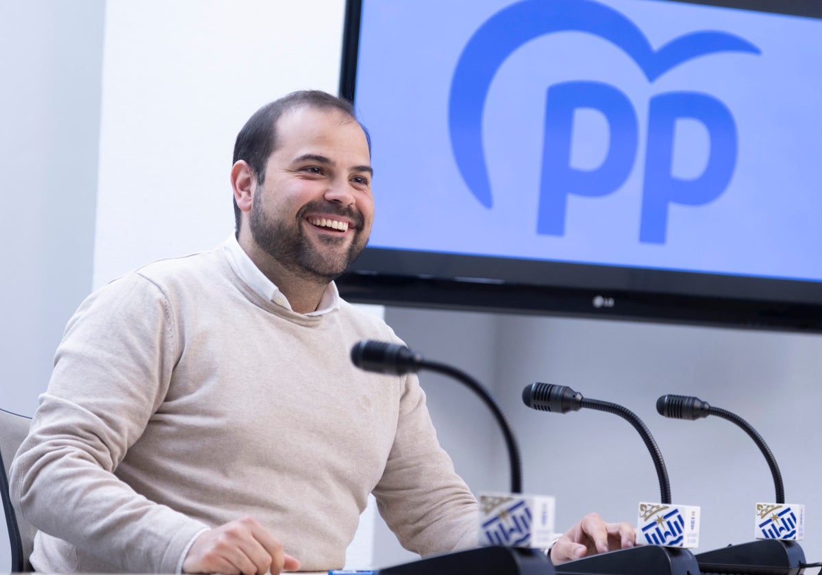 El edil del PP de Gandia David Ronda.