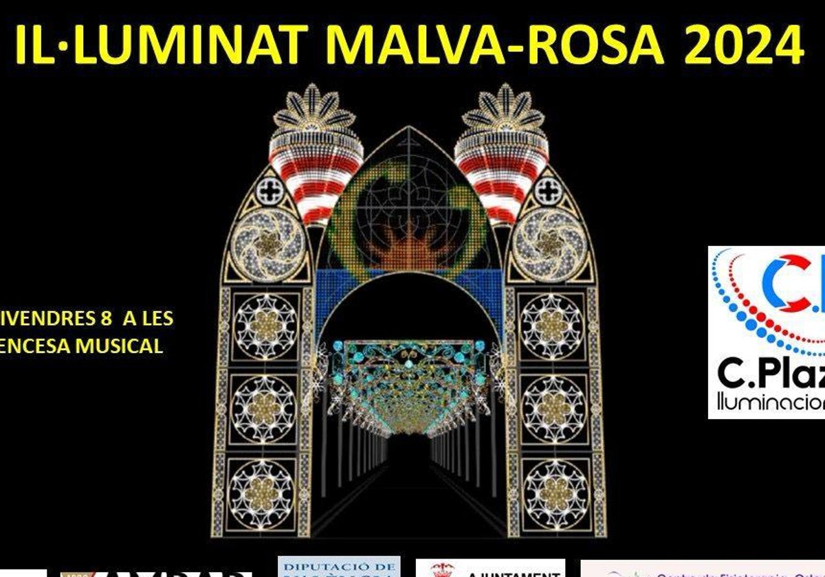 La falla Malvarrosa, la única que mantiene el encendido de luces con espectáculos musicales
